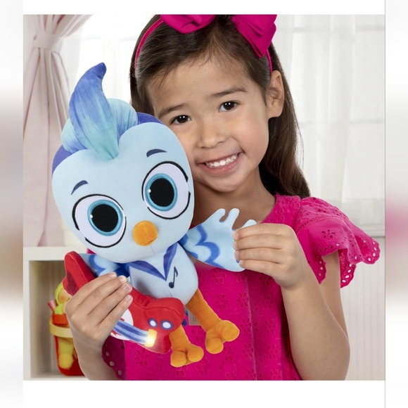 Do, Re & Mi Deluxe Feature Plush - 10-Inch ‘Mi’ The Blue Jay Plush - Picture 2 of 9